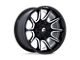 Fuel Wheels Super C Gloss Black Milled 6-Lug Wheel; 22x10; 10mm Offset (03-09 4Runner)