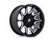 Fuel Wheels Super C Gloss Black Milled 6-Lug Wheel; 22x10; -18mm Offset (03-09 4Runner)