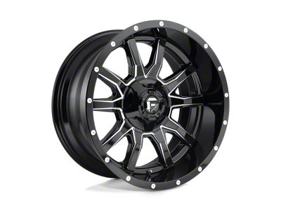 Fuel Wheels Vandal Gloss Black Milled 6-Lug Wheel; 20x9; 19mm Offset (03-09 4Runner)