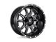 Fuel Wheels Vandal Gloss Black Milled 6-Lug Wheel; 20x9; 19mm Offset (03-09 4Runner)