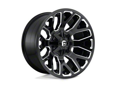 Fuel Wheels Warrior Gloss Black Milled 6-Lug Wheel; 20x9; 1mm Offset (03-09 4Runner)