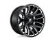 Fuel Wheels Warrior Gloss Black Milled 6-Lug Wheel; 20x9; 1mm Offset (03-09 4Runner)