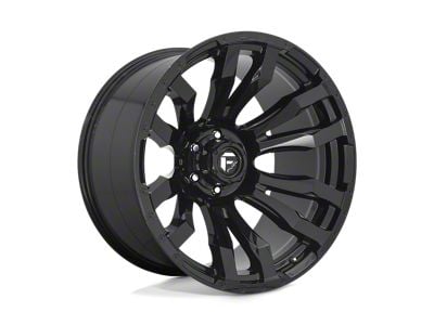 Fuel Wheels Blitz Gloss Black 6-Lug Wheel; 22x12; -44mm Offset (04-15 Titan)