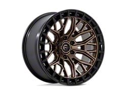 Fuel Wheels Sigma Matte Bronze with Matte Black Lip 6-Lug Wheel; 22x9.5; 18mm Offset (04-15 Titan)