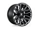 Fuel Wheels Warrior Gloss Black Milled 6-Lug Wheel; 20x9; 1mm Offset (04-15 Titan)