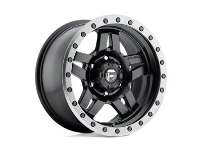 Fuel Wheels Anza Matte Black with Gunmetal Ring 6-Lug Wheel; 16x8; 1mm Offset (05-15 Tacoma)