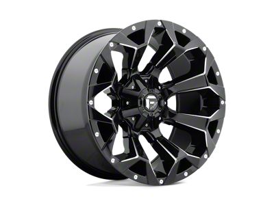 Fuel Wheels Assault Gloss Black Milled 5-Lug Wheel; 18x9; 1mm Offset (05-15 Tacoma)