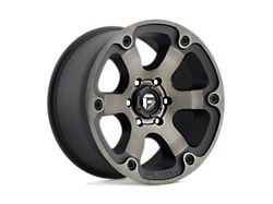 Fuel Wheels Beast Matte Black with Double Dark Tint 6-Lug Wheel; 16x8; 1mm Offset (05-15 Tacoma)