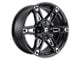 Fuel Wheels Dakar Gloss Black Milled 5-Lug Wheel; 20x9; 1mm Offset (05-15 Tacoma)