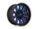 Fuel Wheels Hardline Gloss Black with Blue Tinted Clear 5-Lug Wheel; 18x9; 1mm Offset (05-15 Tacoma)