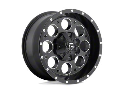 Fuel Wheels Revolver Matte Black Milled 6-Lug Wheel; 16x8; 1mm Offset (05-15 Tacoma)