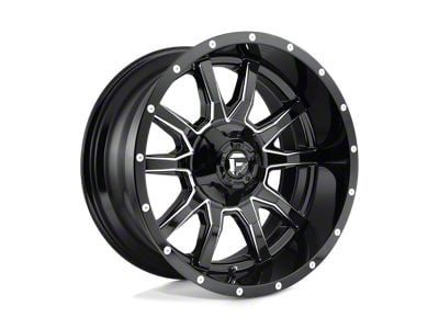 Fuel Wheels Vandal Gloss Black Milled 5-Lug Wheel; 20x9; 1mm Offset (05-15 Tacoma)