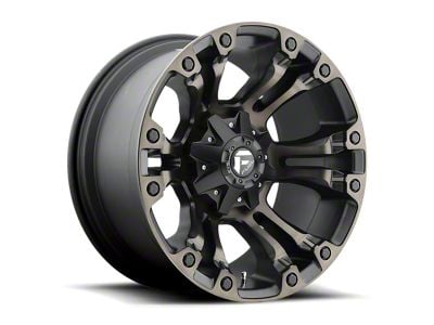 Fuel Wheels Vapor Matte Black with Double Dark Tint 5-Lug Wheel; 17x9; -12mm Offset (05-15 Tacoma)