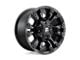 Fuel Wheels Vapor Matte Black 6-Lug Wheel; 22x10; 10mm Offset (05-15 Tacoma)