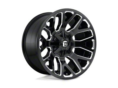 Fuel Wheels Warrior Gloss Black Milled 6-Lug Wheel; 20x9; 1mm Offset (05-15 Tacoma)