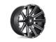 Fuel Wheels Contra Matte Black Milled 5-Lug Wheel; 22x10; -18mm Offset (07-13 Tundra)