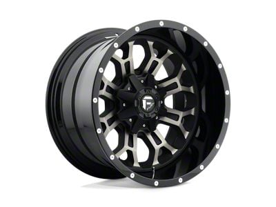 Fuel Wheels Crush Gloss Machined Double Dark Tint 5-Lug Wheel; 17x9; 1mm Offset (07-13 Tundra)