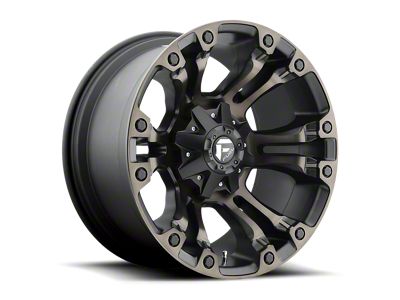 Fuel Wheels Vapor Matte Black with Double Dark Tint 5-Lug Wheel; 18x9; 1mm Offset (07-13 Tundra)