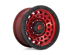 Fuel Wheels Zephyr Candy Red with Black Bead Ring 5-Lug Wheel; 18x9; 1mm Offset (07-13 Tundra)