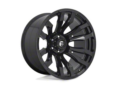 Fuel Wheels Blitz Gloss Black 6-Lug Wheel; 22x12; -44mm Offset (16-23 Tacoma)