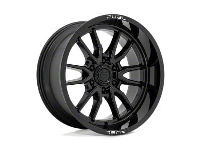 Fuel Wheels Clash Gloss Black 6-Lug Wheel; 20x10; -18mm Offset (16-23 Tacoma)