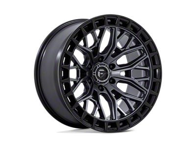 Fuel Wheels Sigma Matte Gunmetal with Matte Black Lip 6-Lug Wheel; 22x9.5; 18mm Offset (16-23 Tacoma)