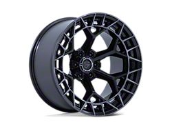 Fuel Wheels Charger Gloss Black Brushed Face with Dark Tint 6-Lug Wheel; 17x9; -12mm Offset (10-24 4Runner)