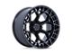 Fuel Wheels Charger Gloss Black Brushed Face with Dark Tint 6-Lug Wheel; 17x9; 1mm Offset (10-24 4Runner)