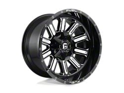 Fuel Wheels Hardline Gloss Black Milled 6-Lug Wheel; 17x9; 1mm Offset (10-24 4Runner)