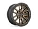 Fuel Wheels Rebel Matte Bronze with Black Bead Ring 6-Lug Wheel; 22x12; -44mm Offset (10-24 4Runner)