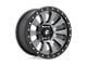 Fuel Wheels Tactic Matte Gunmetal with Black Bead Ring 6-Lug Wheel; 18x9; 20mm Offset (10-24 4Runner)