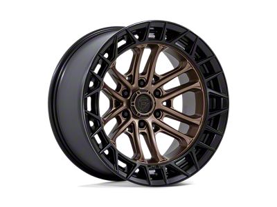 Fuel Wheels Celsius Matte Bronze with Matte Black Lip 6-Lug Wheel; 17x9; -12mm Offset (22-24 Bronco Raptor)