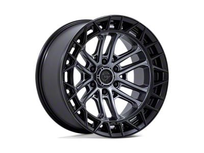 Fuel Wheels Celsius Matte Gunmetal with Matte Black Lip 6-Lug Wheel; 17x9; -12mm Offset (22-24 Bronco Raptor)