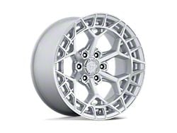 Fuel Wheels Charger Gloss Silver with Machined Face 6-Lug Wheel; 22x12; -44mm Offset (21-24 Bronco, Excluding Raptor)