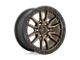 Fuel Wheels Rebel Matte Bronze with Black Bead Ring 6-Lug Wheel; 17x9; 1mm Offset (22-24 Bronco Raptor)