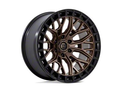 Fuel Wheels Sigma Matte Bronze with Matte Black Lip 6-Lug Wheel; 22x9.5; 18mm Offset (22-24 Bronco Raptor)