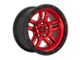 Fuel Wheels Ammo Candy Red with Black Bead Ring 6-Lug Wheel; 17x9; 1mm Offset (22-25 Frontier)