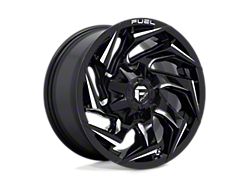 Fuel Wheels Reaction Gloss Black Milled Wheel; 18x9; 1mm Offset (84-01 Jeep Cherokee XJ)