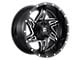 Fuel Wheels Rocker Gloss Black Milled Wheel; 20x9; 1mm Offset (84-01 Jeep Cherokee XJ)