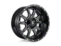 Fuel Wheels Vandal Gloss Black Milled Wheel; 20x9; 1mm Offset (84-01 Jeep Cherokee XJ)