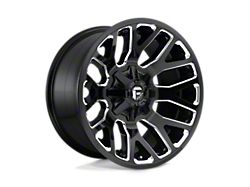 Fuel Wheels Warrior Gloss Black Milled Wheel; 20x9; 1mm Offset (84-01 Jeep Cherokee XJ)