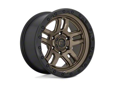 Fuel Wheels Ammo Matte Bronze with Black Bead Ring Wheel; 18x9; 1mm Offset (20-24 Jeep Gladiator JT)