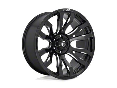 Fuel Wheels Blitz Gloss Black Milled Wheel; 18x9; 1mm Offset (20-24 Jeep Gladiator JT)