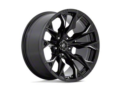 Fuel Wheels Flame Gloss Black Milled Wheel; 20x10; -18mm Offset (20-24 Jeep Gladiator JT)