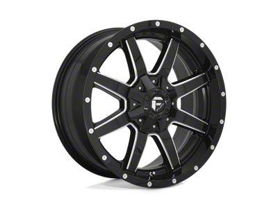 Fuel Wheels Maverick Gloss Black Milled Wheel; 17x8.5; 25mm Offset (20-24 Jeep Gladiator JT)