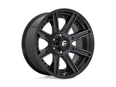 Fuel Wheels Rogue Gloss Machined Double Dark Tint Wheel; 20x9; 1mm Offset (20-24 Jeep Gladiator JT)