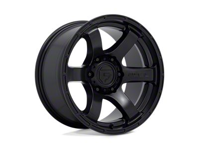 Fuel Wheels Rush Satin Black Wheel; 20x9; 1mm Offset (20-24 Jeep Gladiator JT)