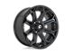 Fuel Wheels Siege Gloss Machined Double Dark Tint Wheel; 18x9; 1mm Offset (20-24 Jeep Gladiator JT)