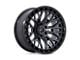 Fuel Wheels Sigma Matte Gunmetal with Matte Black Lip Wheel; 20x9; 1mm Offset (20-24 Jeep Gladiator JT)