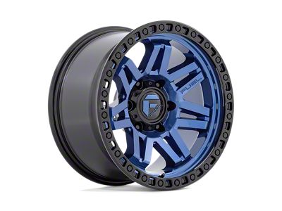 Fuel Wheels Syndicate Dark Blue with Black Ring Wheel; 17x9; 1mm Offset (20-24 Jeep Gladiator JT)